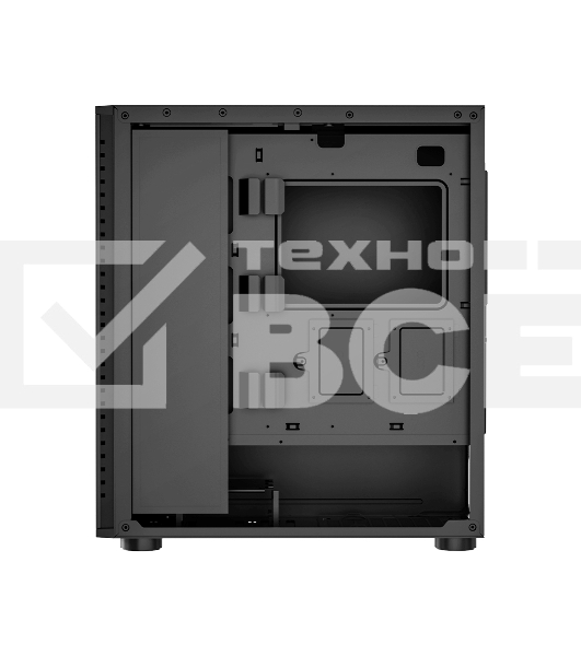 Корпус PCCooler ME200 MESH BK, Midi-Tower, чёрный, 3 x 120 мм