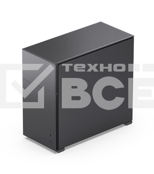 Корпус без блока питания JONSBO D41 STD Black ATX без БП, боковая панель из закаленного стекла, mini-ITX, micro-ATX, ATX, черный