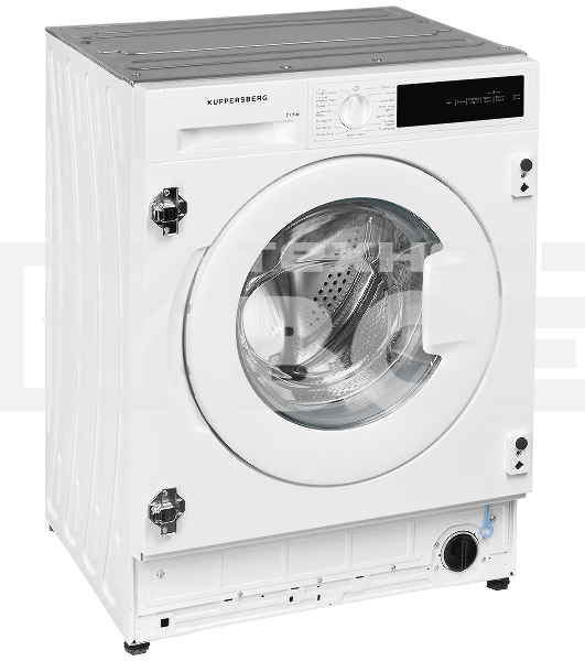 Встраиваемая стирально-сушильная машина Kuppersberg WDM 560, загрузка при стирке 7 кг, загрузка при сушке 5кг,  отжим 1400 об/мин, сенсорное управление, 15 программ, 81.9х59х54.2 см