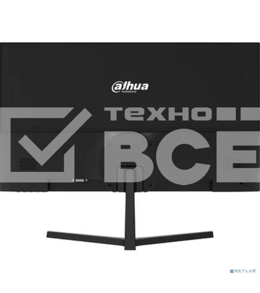 Монитор 23.8' Dahua DHI-LM24-B221S IPS 1920x1080, 144 Гц, 1 мс (MPRT), 16:9, 250 кд/м², HDMI 2.0, DP 1.2, 3.5 Jack, динамики (2x1 Вт), VESA 75x75, черный