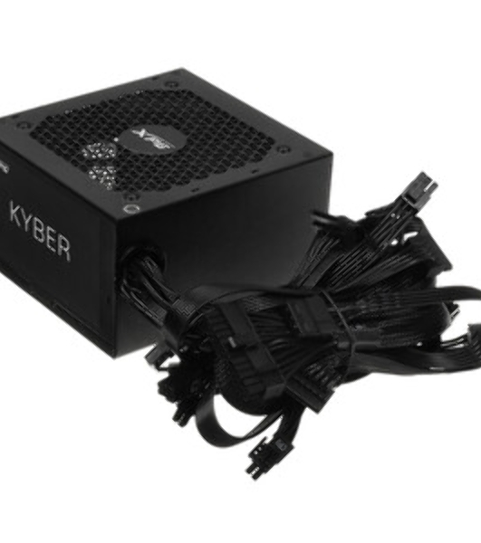 Блок питания ADATA XPG KYBER 650 RTL (KYBER650G-BKCEU), 650Вт, 80 PLUS Gold, 120мм, черный
