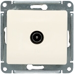 Механизм розетки TV 1-м СП Glossa 1DB беж. SchE GSL000291, фото4
