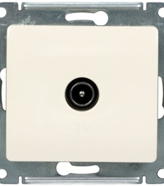 Механизм розетки TV 1-м СП Glossa 1DB беж. SchE GSL000291