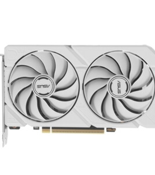 Видеокарта Asus DUAL-RX9060XT-16G-WHITE белый