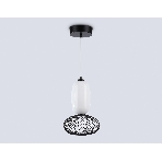 Подвесной светодиодный светильник Ambrella light LH11007 BK/FR черный/белый матовый 15W 3000K D220*350, фото6