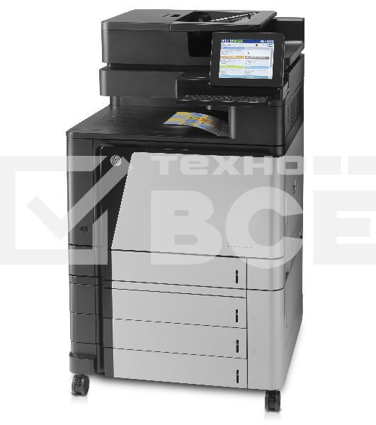 МФУ лазерный HP Color LaserJet Enterprise Flow M880z (A2W75A#B19), A3, цветной, печ. до 46 стр/мин., скан. до 70 стр/мин. (ч/б) 68 стр/мин. (цвет), 1200 x 1200 dpi (печать) 600x600dpi (скан.), USB, RJ-45