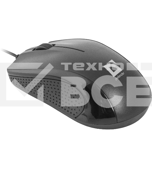 Мышь проводная Defender Optimum MB-160 черный, 1000 dpi, USB, кнопки - 3