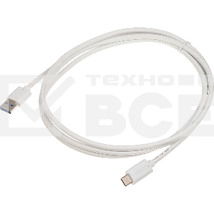 Кабель Buro BHP USB-TPC-1.8W USB 3.0 A(m) USB Type-C (m) 1.8м белый