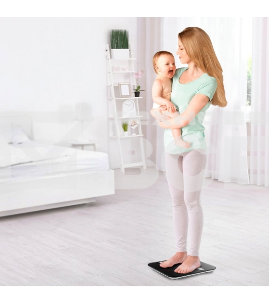 Весы напольные электронные Kitfort KT-806 макс.180кг черный