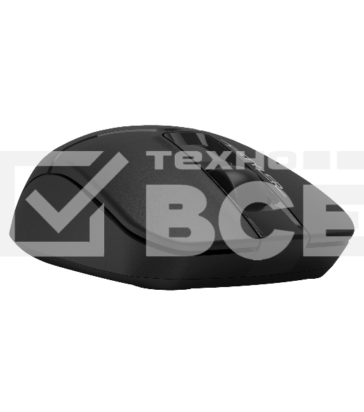 Мышь беспроводная A4Tech Fstyler FB12 черный, 1200 dpi, радиоканал, Bluetooth, USB, кнопки - 3