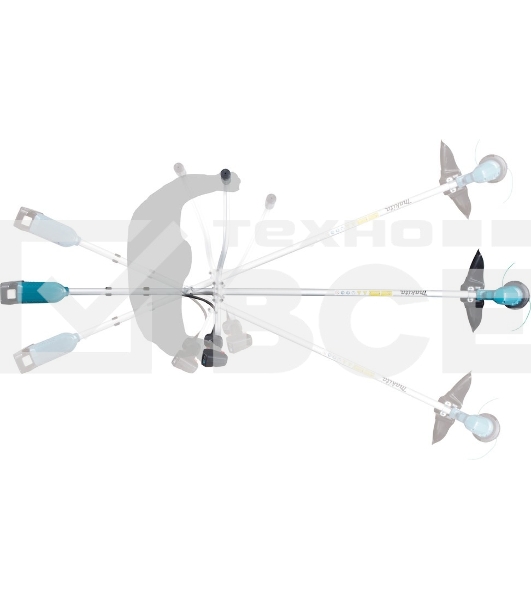 Аккумуляторная коса MAKITA DUR190UZX3