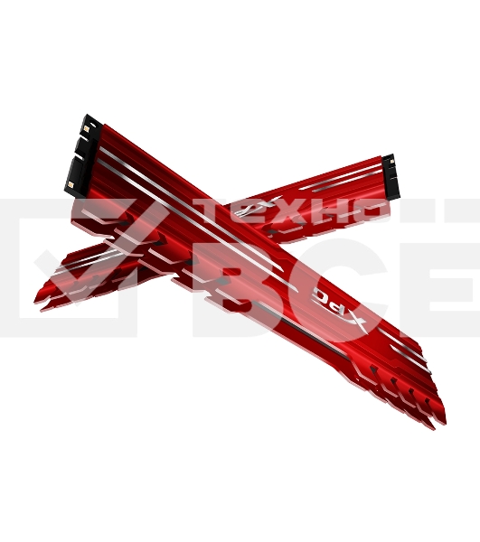 Оперативная память XPG Gammix D10, DDR4, 32GB (2x16GB), 3200MHz, CL16, UDIMM, с радиатором, черный