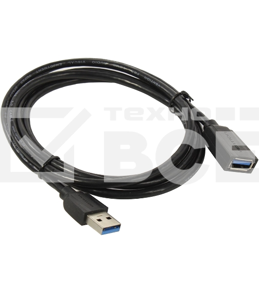 Кабель-удлинитель Vention USB 3.0 AM/AF - 1.5м Black Edition