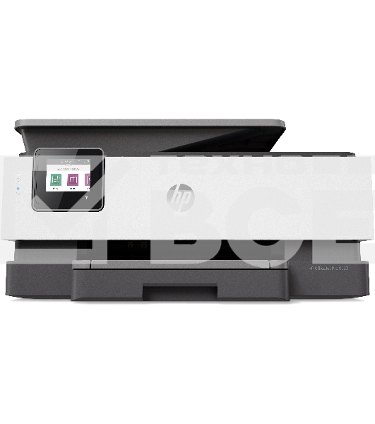 МФУ струйный HP OfficeJet 8023 (1KR64B), A4, цвтной, печ. до 20 стр/мин. (ч/б), до 10 стр/мин. (цвет), скан. до 8 стр/мин. (ч/б) 3.5 стр/мин. (цвет), 1200 x 1200 dpi, USB, RJ-45, Wi-Fi, Air Print