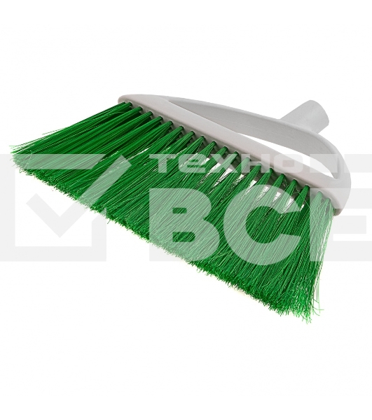 Щетка пластмассовая для подметания пола, премиум, 23 см, без черенка, салат. щетина, Home Palisad