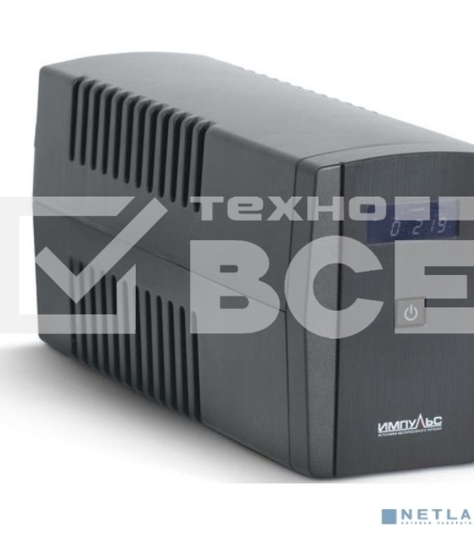 Источник бесперебойного питания Импульс JS10114 1000 ВА / 600 Вт, Tower, Schuko, LCD, Serial, USB