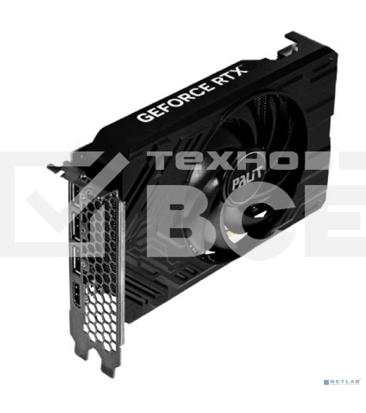 Видеокарта Palit RTX4060TI STORMX NVIDIA GeForce RTX 4060TI 8192Mb PCI-E 4.0 128 GDDR6 2535/9000 HDMIx1 DPx3 HDCP Ret