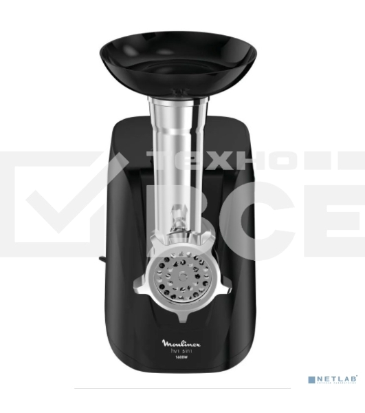 Мясорубка Moulinex ME112832 1600Вт черный/серебристый