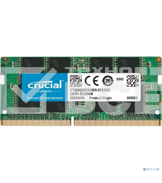 Оперативная память Crucial, DDR4, 8GB (1x8GB), 3200MHz, CL22 SO-DIMM