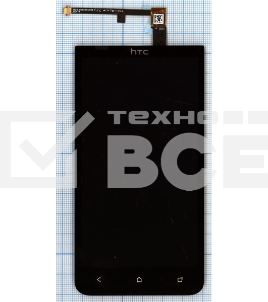 Дисплей для HTC One XC X720d черный