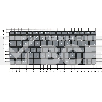 Клавиатура для ноутбука HP Mini 100E темно-серая, фото4
