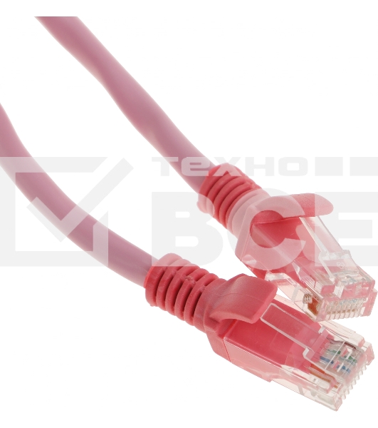 Патч-корд Premier PP12-2M/RO 1000Гбит/с UTP 4 пары cat5E CCA molded 2м розовый RJ-45 (m)-RJ-45 (m)