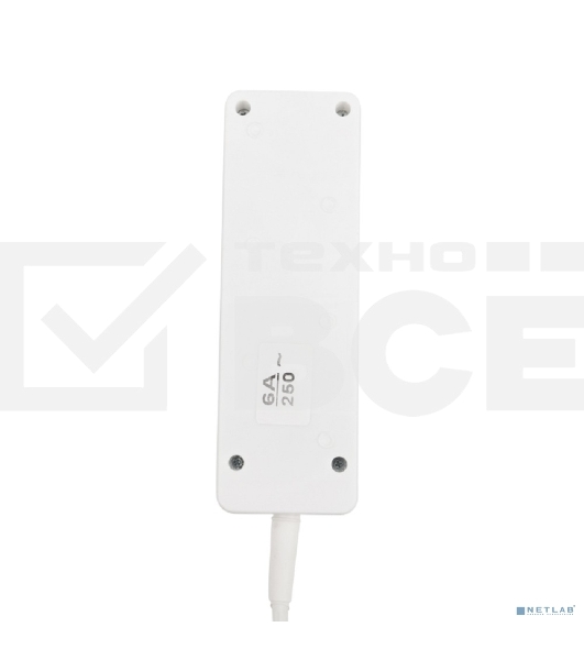 Удлинитель PROconnect 3 гнезда, 10 м, 3х0.75 мм², с/з, белый