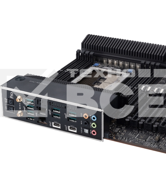 Материнская плата ASUS Pro WS WRX80E-SAGE SE WIFI, sWRX8, AMD WRX80, 8xDDR4, 8xSATA, 3xM.2, 7xPCI-E 4.0 x16, 2x 10Gb LAN, 8xUSB-A 3.2 Gen 2, 5x3.5 мм, 7.1, E-ATX