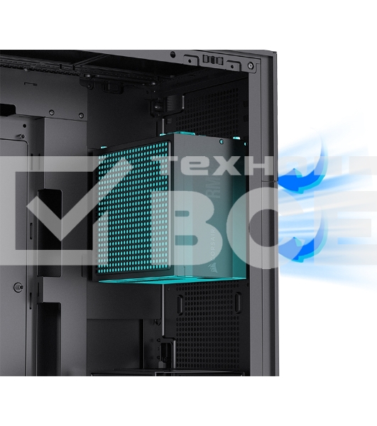 Корпус без блока питания JONSBO D41 STD Black ATX без БП, боковая панель из закаленного стекла, mini-ITX, micro-ATX, ATX, черный