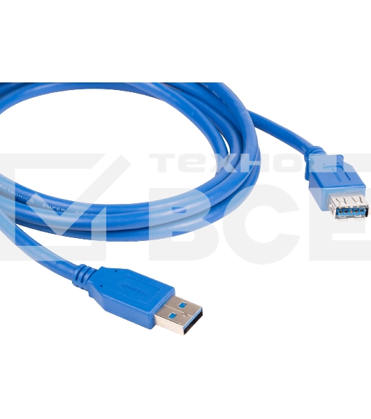 Кабель Kramer Electronics C-USB3/AAE-3 USB-A 3.0 вилка-розетка, 0,9 м