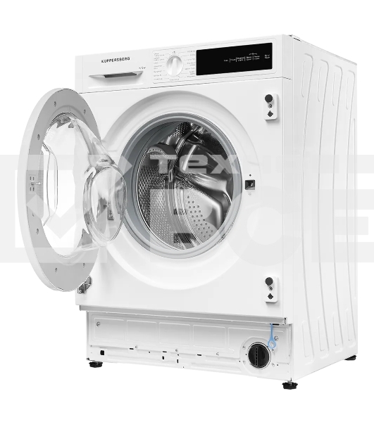 Встраиваемая стирально-сушильная машина Kuppersberg WDM 560, загрузка при стирке 7 кг, загрузка при сушке 5кг,  отжим 1400 об/мин, сенсорное управление, 15 программ, 81.9х59х54.2 см