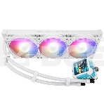 Водяное охлаждение для процессора Thermalright Frozen Warframe Pro 360 White ARGB (360mm, White, ARGB/ Fans: 3x120mm, 70.84CFM, 29.8dBA, 2000RPM/ Pump height 60mm, 23dBA, 3000RPM, Rad thickness 27mm/ S: 1200, 1700, 1851, 2011, 2066, 115X, AM4, AM5), фото6