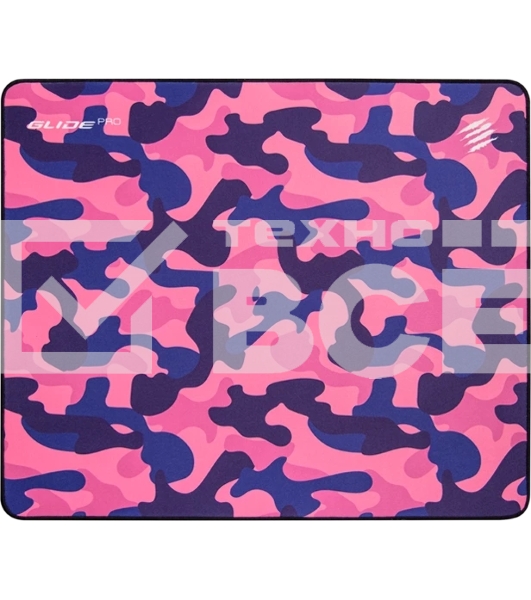 Игровой коврик для мыши Mad Catz G.L.I.D.E. PRO 480x400x4 мм, PORON, водоотталкивающая ткань, розовый