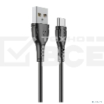 Сетевое зарядное устройство BOROFONE BX51/USB кабель Type-C/1m/3A/черный, фото4