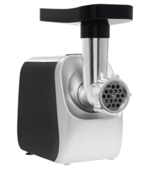 Мясорубка электрическая BRAYER BR1608 черный, 2000 Вт, 2.0 кг/мин, реверс, насадки - 8
