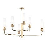Люстра Ambrella light LH53251/6 BS/FR латунь/белый матовый E14*6 max 40W D1050*1445, фото10
