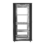 Шкаф телекоммуникационный 19' напольный 42U ExeGate EC-FS-42U.800.1000.V.V.BLACK (19”, 42U, 800x1000x2054mm (ШхГхВ), передняя перфорированная дверь, задняя двойная перфорированная дверь, съемные боковые панели, пыле- и влагозащита IP20, встроенный вентиляционный модуль, 1 полка в комплекте, черный RAL 9004, 3 коробки), фото12