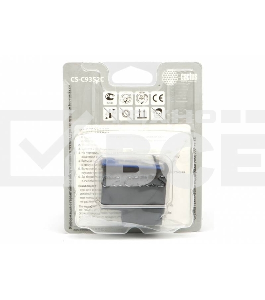 Картридж струйный Cactus CS-C9352C №22XL трехцветный (18 мл.) для HP DJ 3920/3940/D1360/D1460/D1470/D1560/D2330/D2360