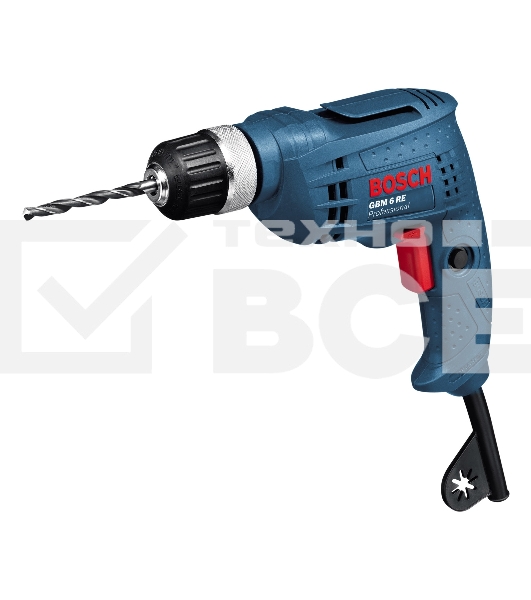 Дрель Bosch GBM 6 RE 0601472600, 350 Вт, сетевая, безударная