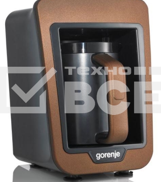 Кофеварка Gorenje ATCM730T медный/черный, исп. кофе - молотый, 0.27 л, 730 Вт.