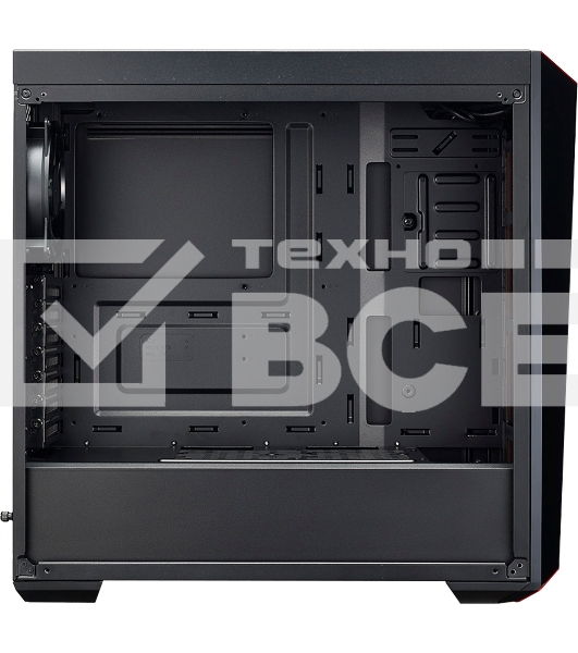 Корпус без блока питания Cooler Master MasterBox 5 Lite RGB, USB 3.0 x 2, 1xFan, 3x120mm ARGB Fan, Black, Splitter cable + Controller, ATX, w/o PSU