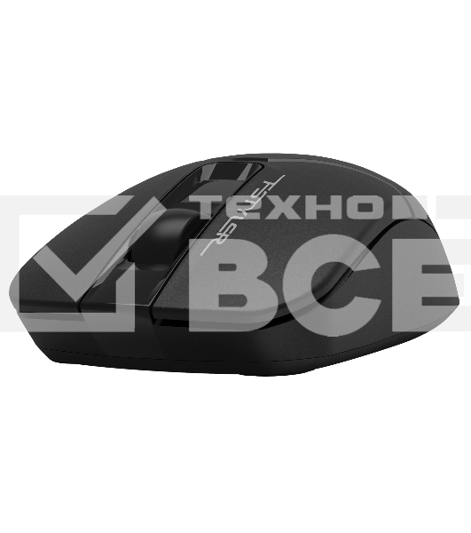 Мышь беспроводная A4Tech Fstyler FB12 черный, 1200 dpi, радиоканал, Bluetooth, USB, кнопки - 3