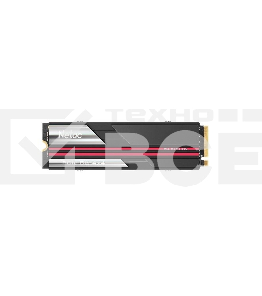Накопитель SSD Netac NV7000, 2Tb, M.2 2280, PCIe 4.0 x4, NVMe, R/W 7200/6800, с радиатором