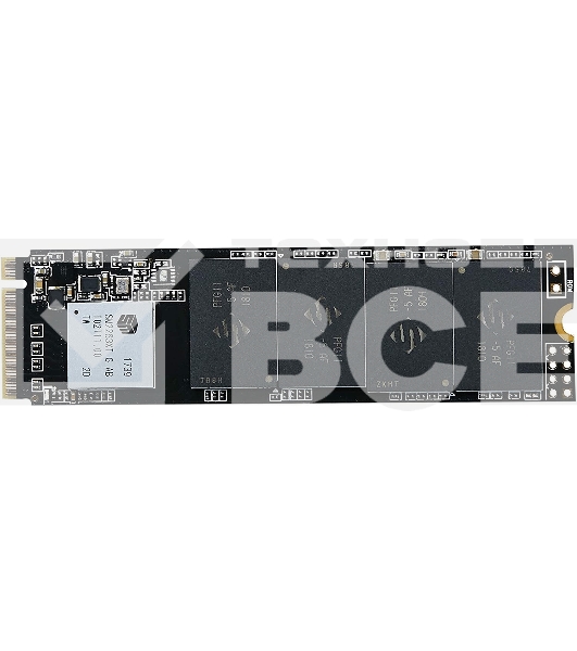 Накопитель SSD KingSpec NE-512, 512Gb, M.2 2280, PCIe 3.0 x4, NVMe, R/W 2400/1700