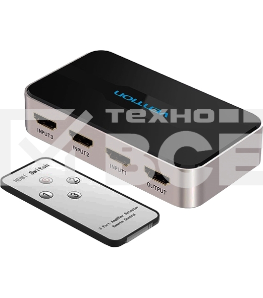 Переключатель (switch) 3x1 Vention HDMI v1.4 Переключатель (switch) 3x1 Vention HDMI v1.4