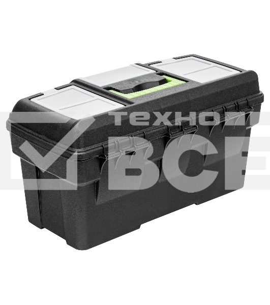 Ящик для инструментов СИБРТЕХ 21”, с органайзерами 90809