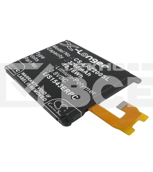 Аккумулятор CameronSino CS-ERZ200SL LIS1543ERPC для Sony Xperia Z2 D6503 3.8V / 3200mAh / 12.16Wh