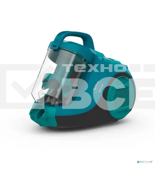 Пылесос Tefal TW2922EA бирюзовый/черный, 750/2100Вт, уборка сухая, пылесборник контейнер 1.5л