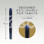 Картридж Parker Quink Z11 (CW1950384) синие чернила для ручек перьевых (5шт), фото4