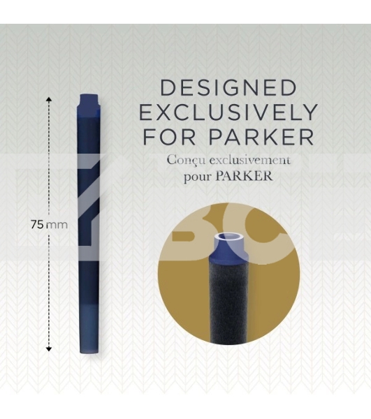 Картридж Parker Quink Z11 (CW1950384) синие чернила для ручек перьевых (5шт)